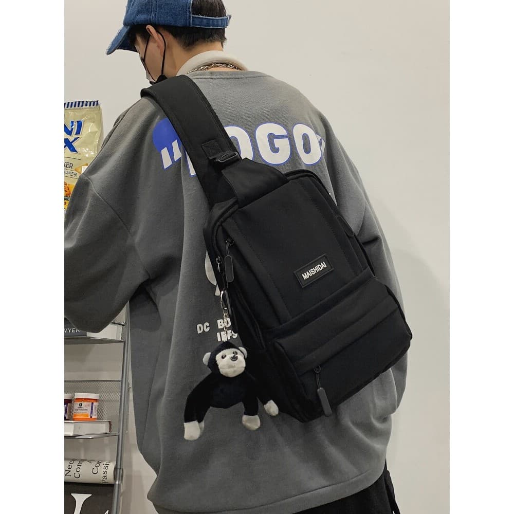 Pacote ipad Tablet saco das mulheres dos homens mochila de lona 37cm 40cm computador bolsa de ombro náilon Crossbody sac