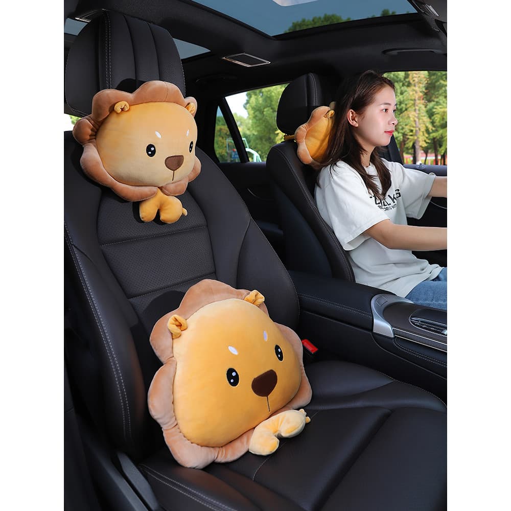 Travesseiro de pescoço para encosto de cabeça de carro Par de travesseiro de carro Universal