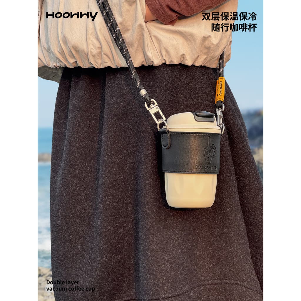 2026 primavera nova oferta especial hoowy isolamento térmico xícara de café passeio carregando suporte de copo alça de o