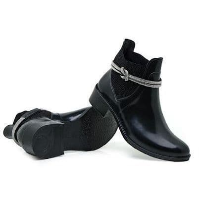 Bota feminina Grendene confortável leve elegante strass
