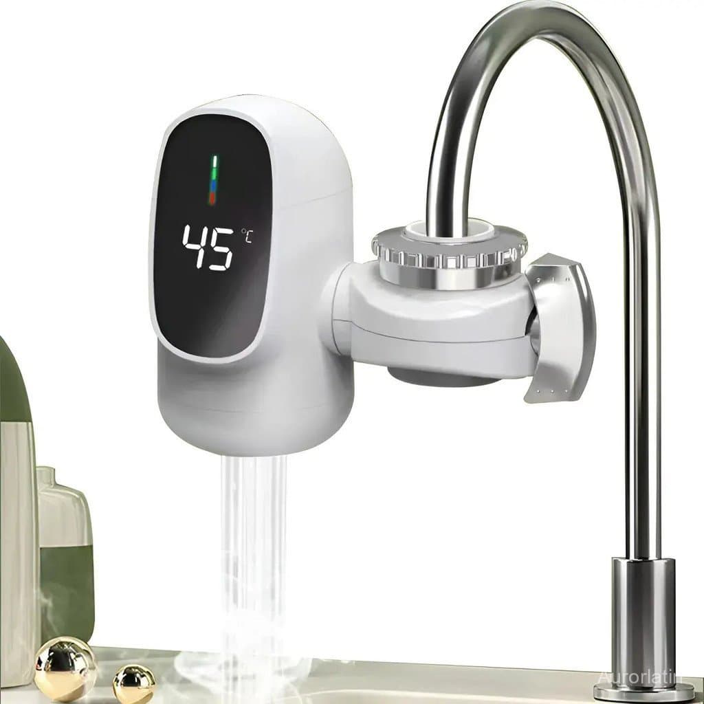 Aquecedor elétrico de água com aquecimento instantâneo 220V | Display Digital + Instalação Rápida