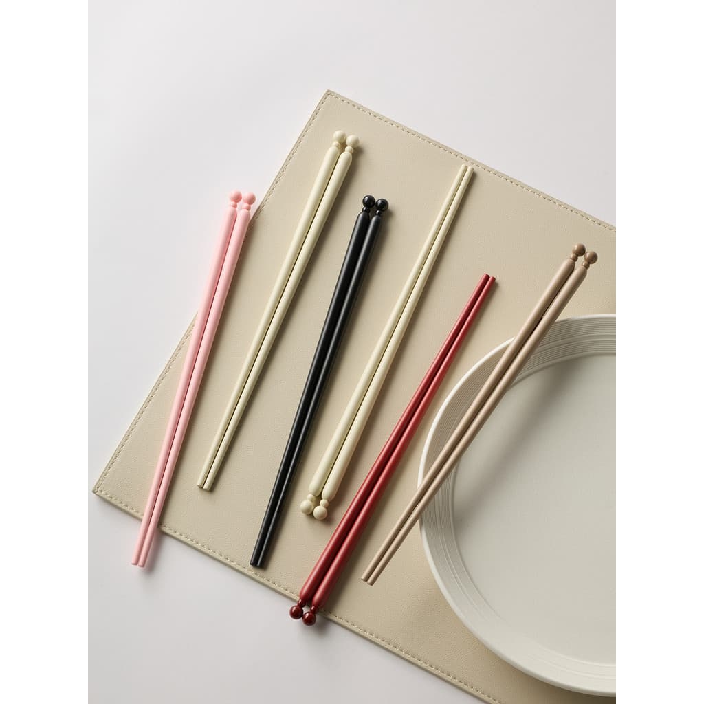 Mili estilo luz estilo luxo liga pauzinhos doméstico antibacteriano Anti-mofo uma pessoa uma especial utensílios de mesa