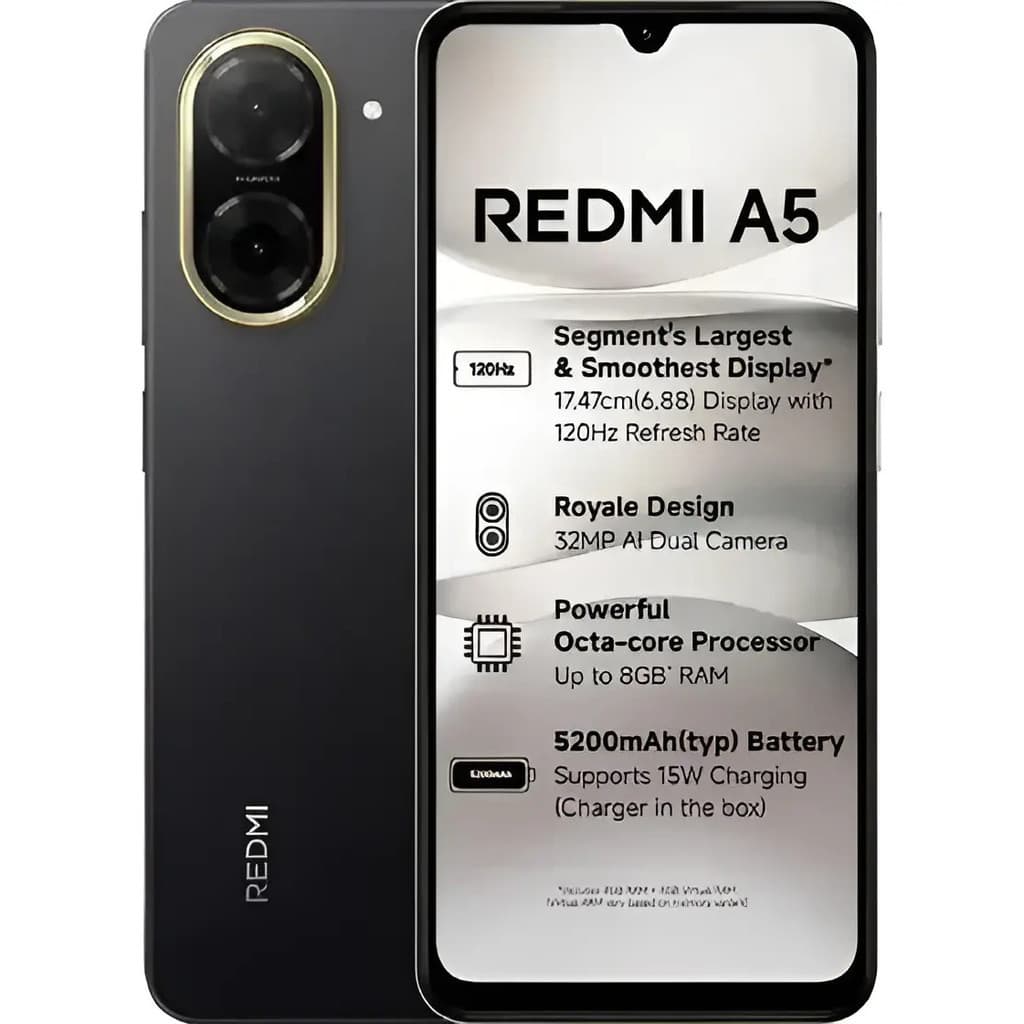 Redmi A5 Dual Sim 128gb 8gb Ram Azul/Preto/Dourado | Original NF