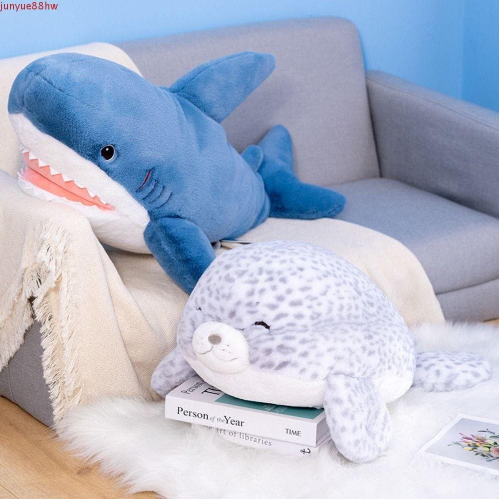 Boneca De Tubarão Manchado JUNYUE , Brinquedo De Pelúcia Da Série Piebald Ocean Animal Marinho Fofo E Macio Colorido