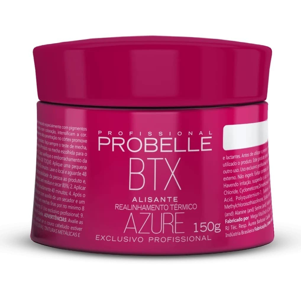 BTX Azure Alisante Realinhamento Térmico 150g Probelle