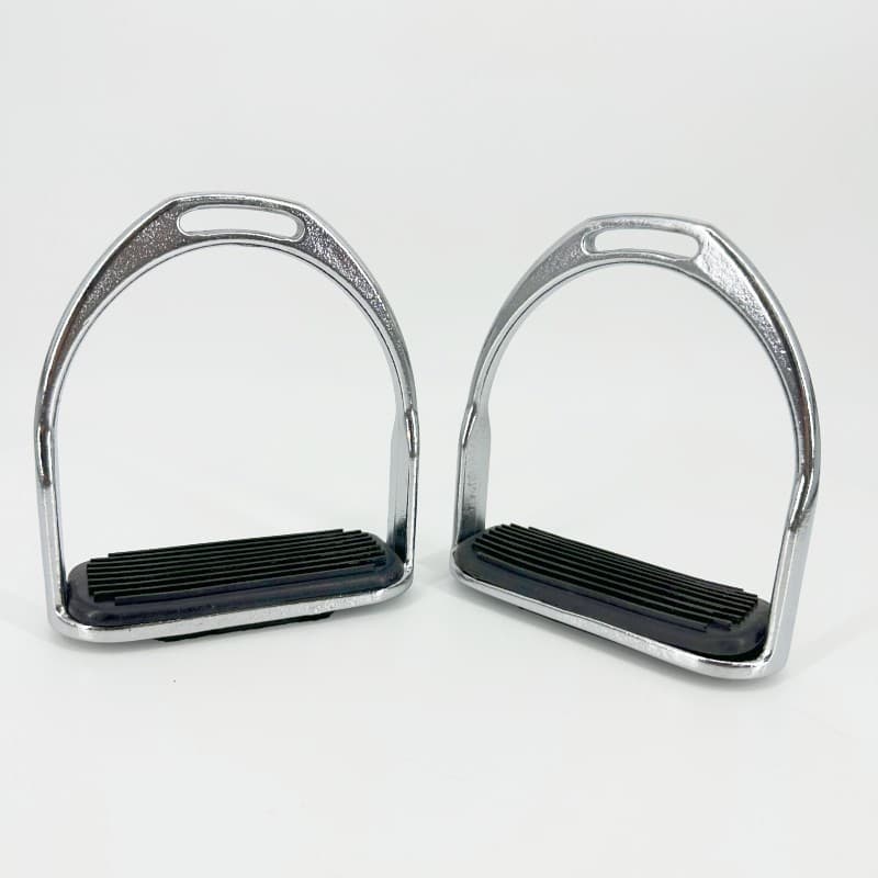 Estribos de aço inoxidável para cavalos, arreios equestres, suprimentos de aço inoxidável, estribos galvanizados, equipa