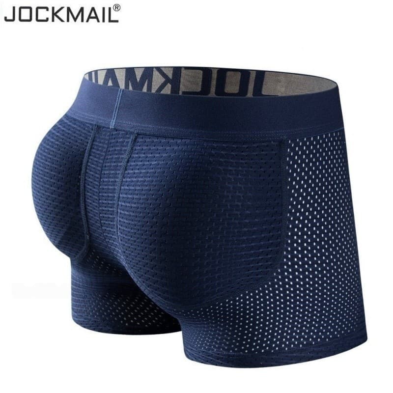 Cueca Boxer Masculina de Malha Longa JOCKMAIL com Almofada para Elevação do Quadril
