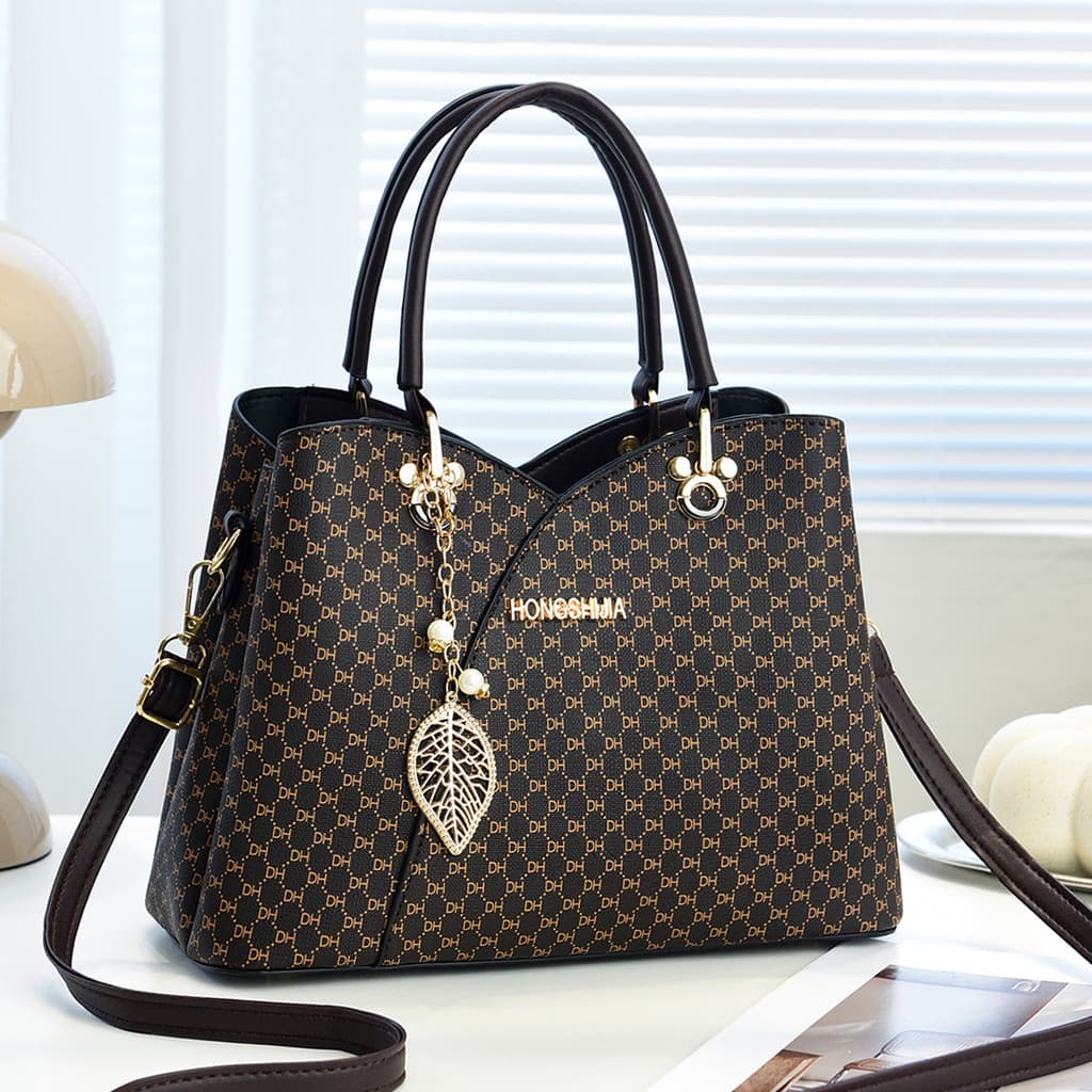Mãe saco feminino 2026 novo estilo moda atmosférica senhoras bolsa grande capacidade Casual High-End impresso feminino