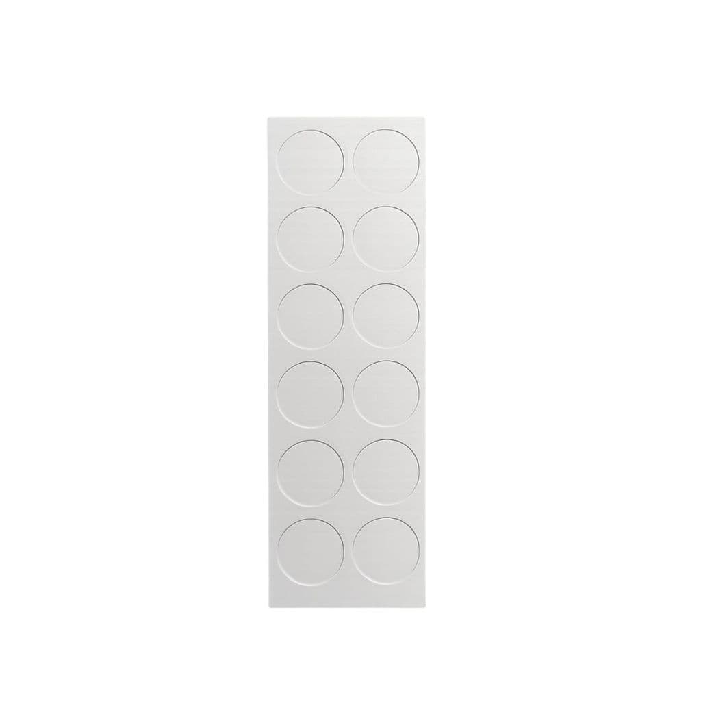 Tapa Furo Adesivo 19mm Cartela com 12 Unidades Móveis MDF