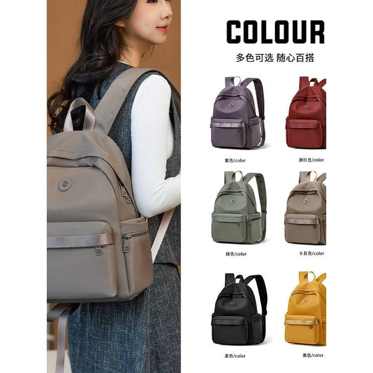 Masha família mochila senhoras moda leve Casual náilon mochila grande capacidade estudante Commuter mochila viagem