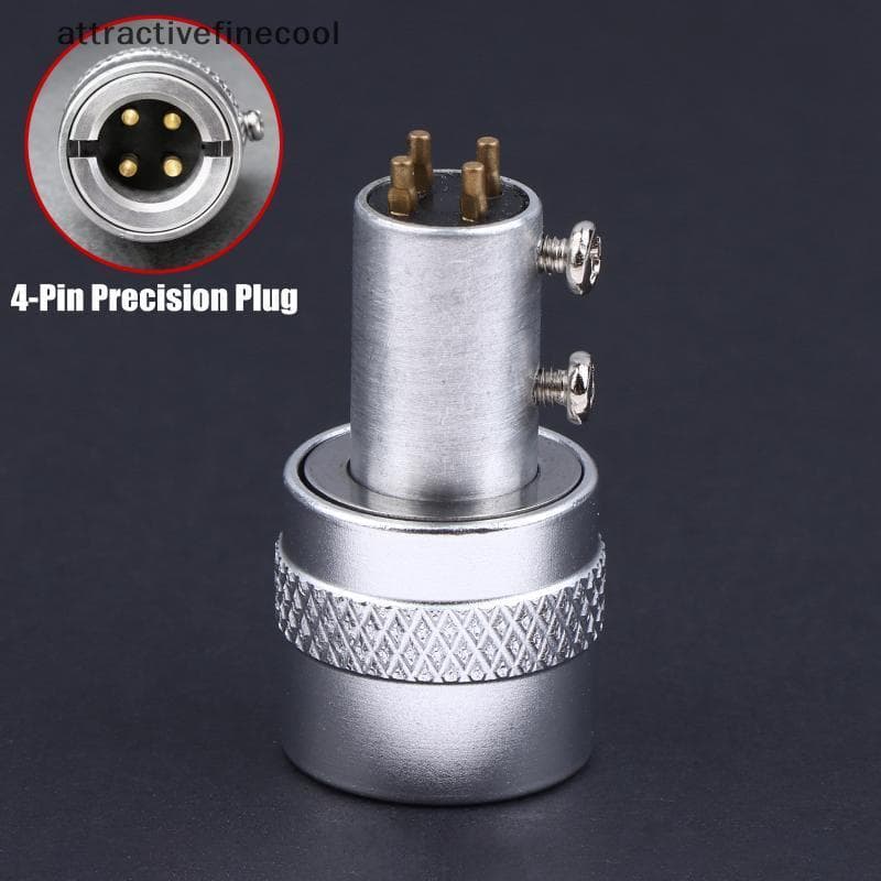 Conector Padrão SME Tonearm Adaptador De Tomada De Precisão De 4 Pinos Qui Change Para Configuração De Áudio De DJ De Vi