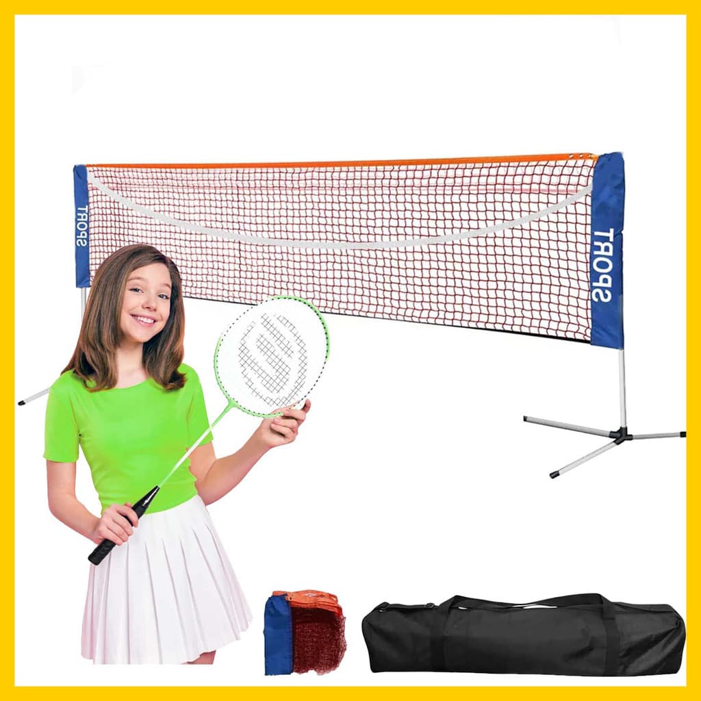 Rede portátil de tênis/Badminton/vôlei, altura ajustável: 75/118/160cm