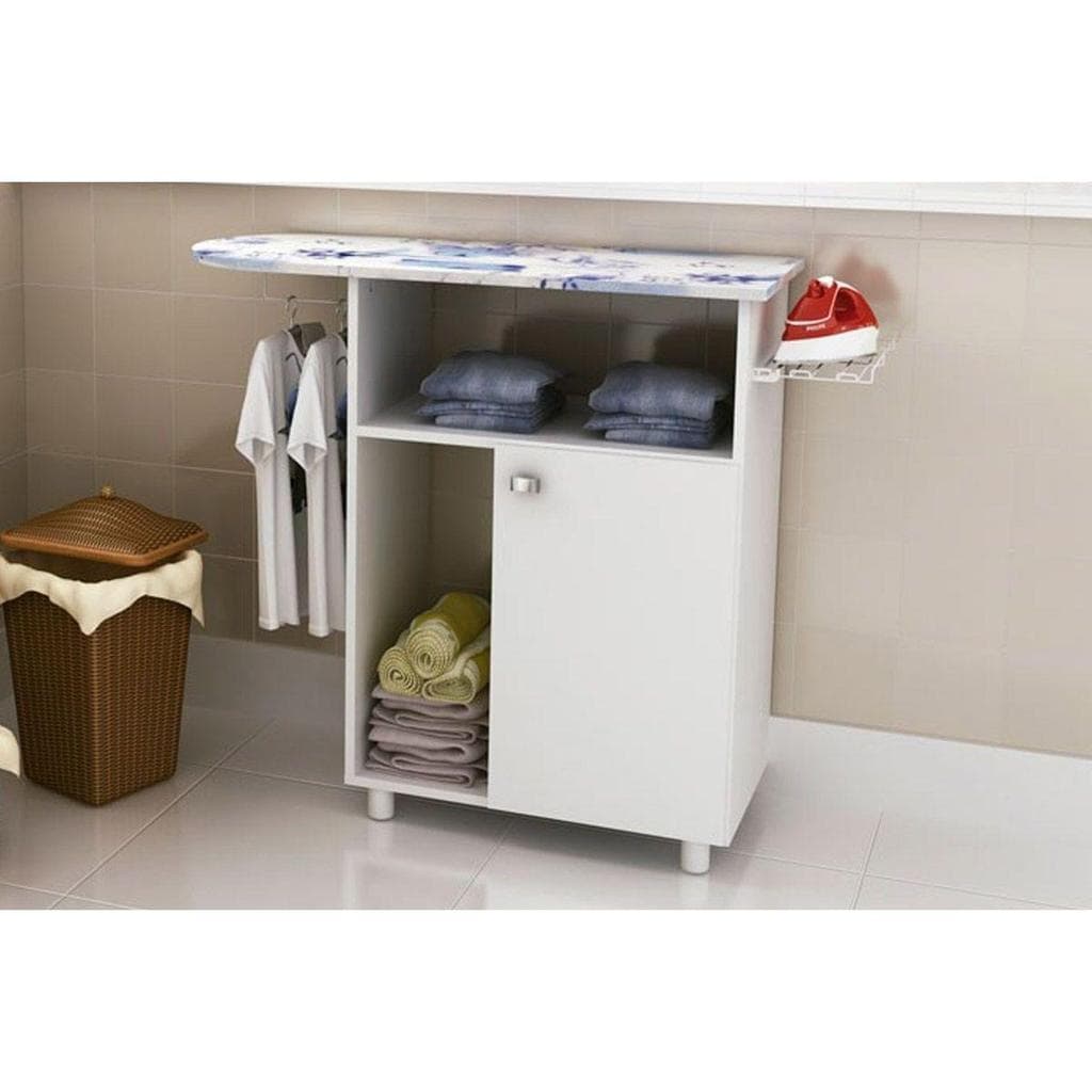 Tábua Passar TP-3010 c/ 1 Porta Branco - Tecno Mobili