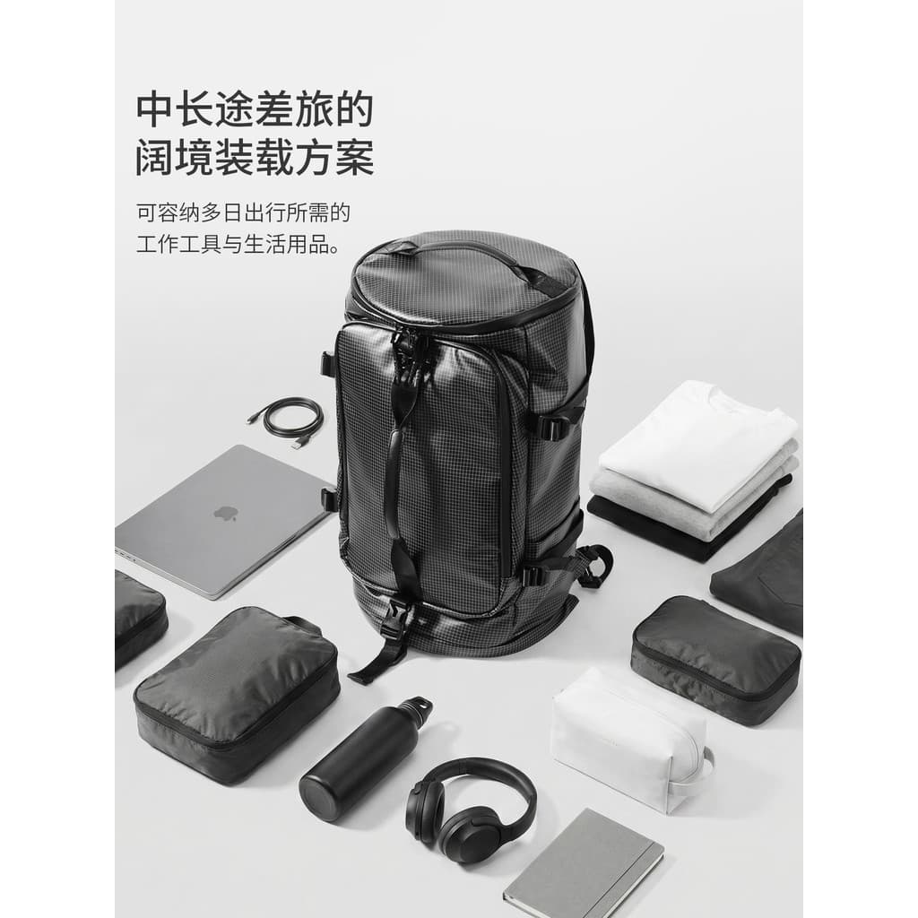 Mochila de grande capacidade para viagem ao ar livre, esportes masculinos, montanhismo, multifuncional, bolsa para compu