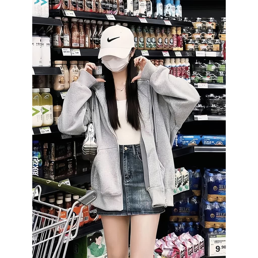 Moletom feminino engrossado casaco feminino primavera outono estilo 2026 novo estilo pequeno forro de lã Cardigan cordei