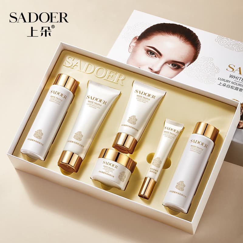 Shangduo Trufa Branca Essência Rejuvenescedora Conjunto de Seis Peças Hidratante Hidratante Iluminador Conjunto Firmador