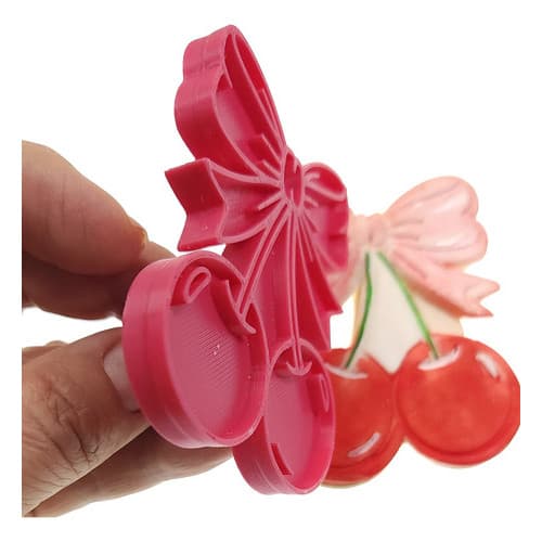 Cortador De Biscoito Cereja Frutas Cerejinha Confeitaria