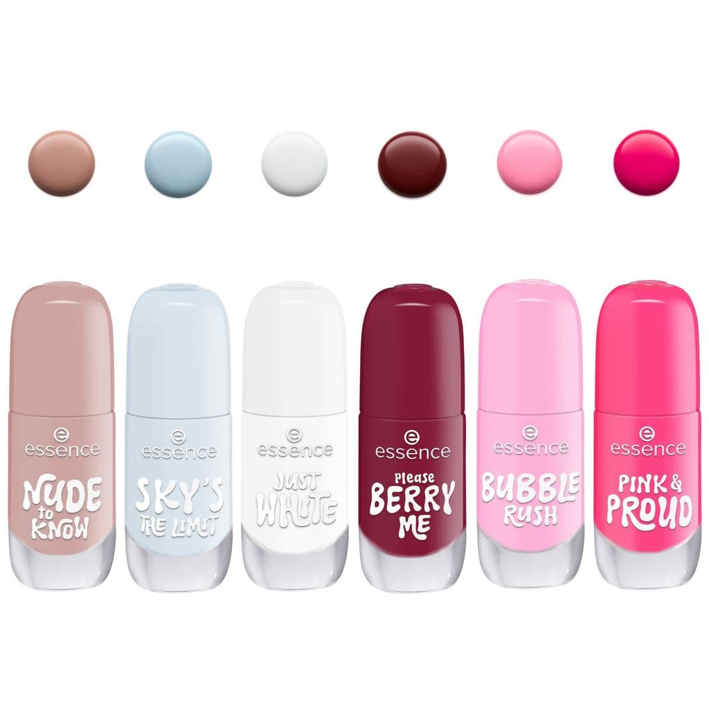KIT 6 Esmalte Gel Nail Colour essence 5