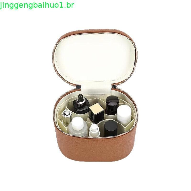 Bolsa De Maquiagem Para Estojo De Vaidade Com Divisor Organizador Removível , Organização Cosmética De Higiene Pessoal V
