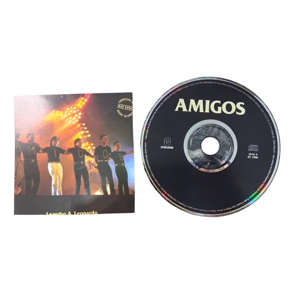 Cd - Amigos - Volume 1 - Só O Cd - Original - Semi Novo