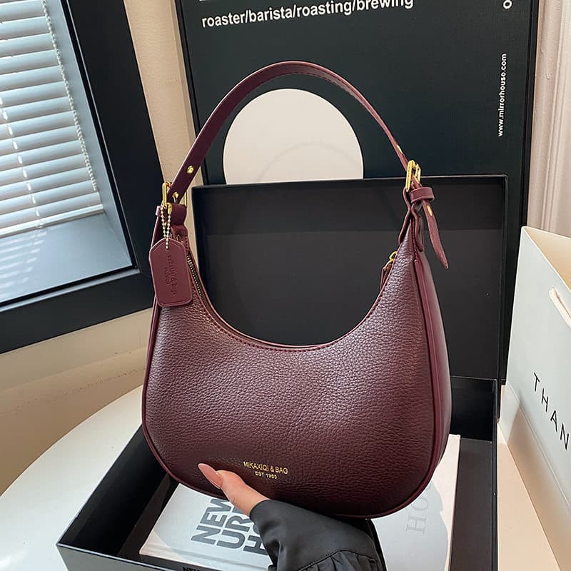 bolsa transversal feminino bolsa feminina High-End axilas saco feminino 2026 novo estilo textura All-Match bolsa de ombr