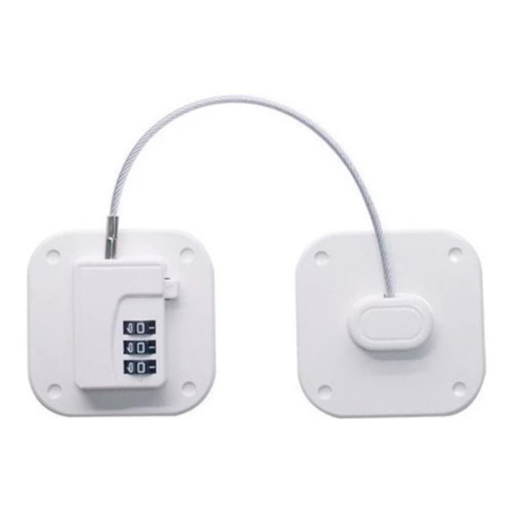 Cadeado de Segurança com Senha para Portas, Janelas, Geladeira e Armário – Proteção para Bebês e Crianças