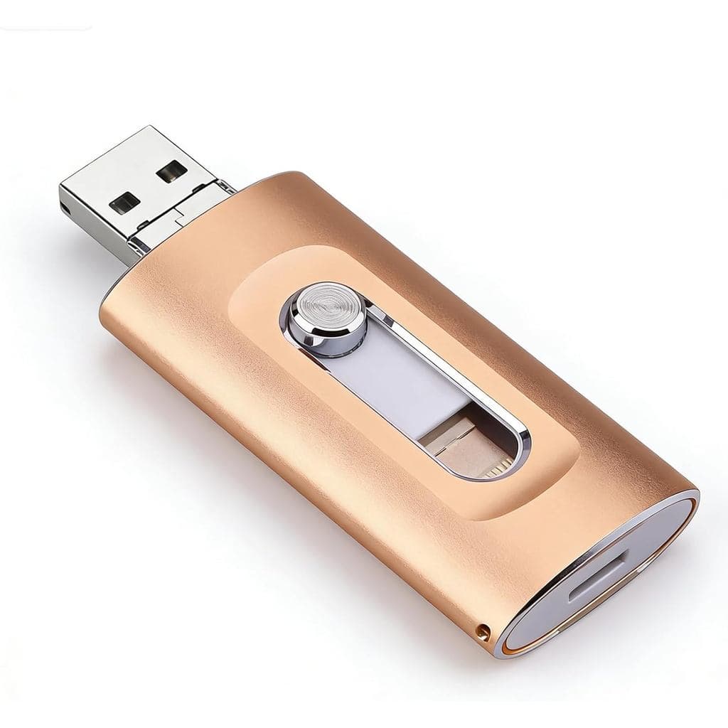 Dispositivo de Armazenamento Portátil de Alta Velocidade USB 3.0 3 em 1 Sakerplus (64GB)