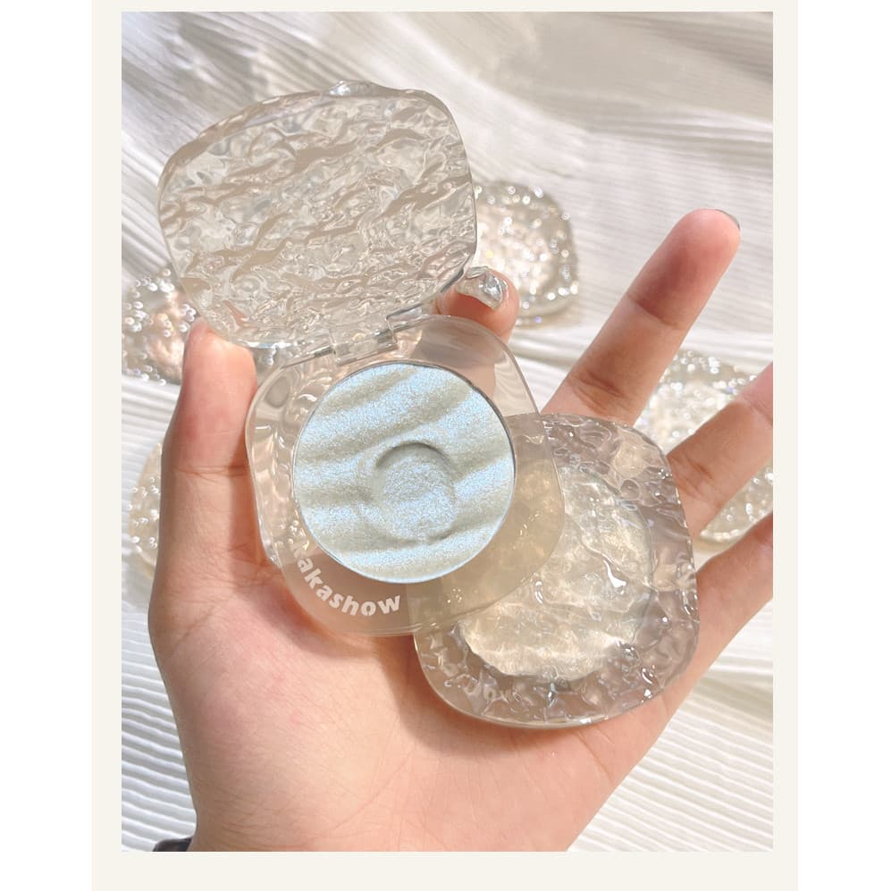 Kakashow Glitter iluminando o tom da pele diamante gengibre destacando creme brilho Facial retoque contorno placa de con