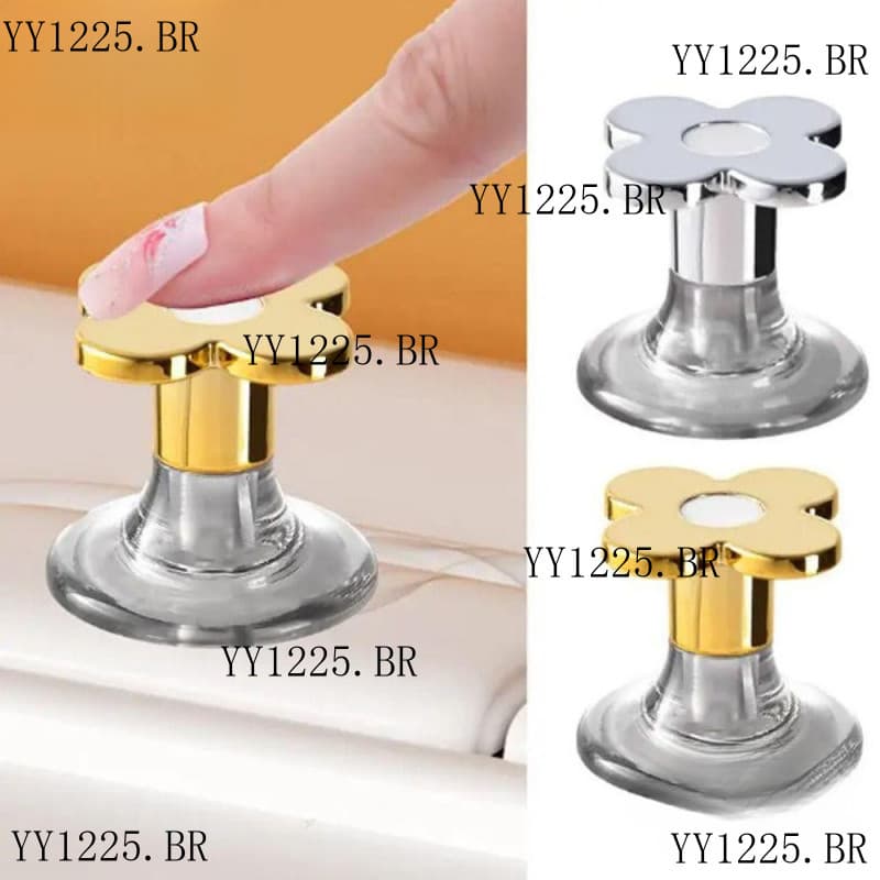 Bot茫o De Descarga De Vaso Sanit谩rio WATTLE , Tanque Em Forma De Flor Com Al莽a De Gaveta Universal , Pl谩stico