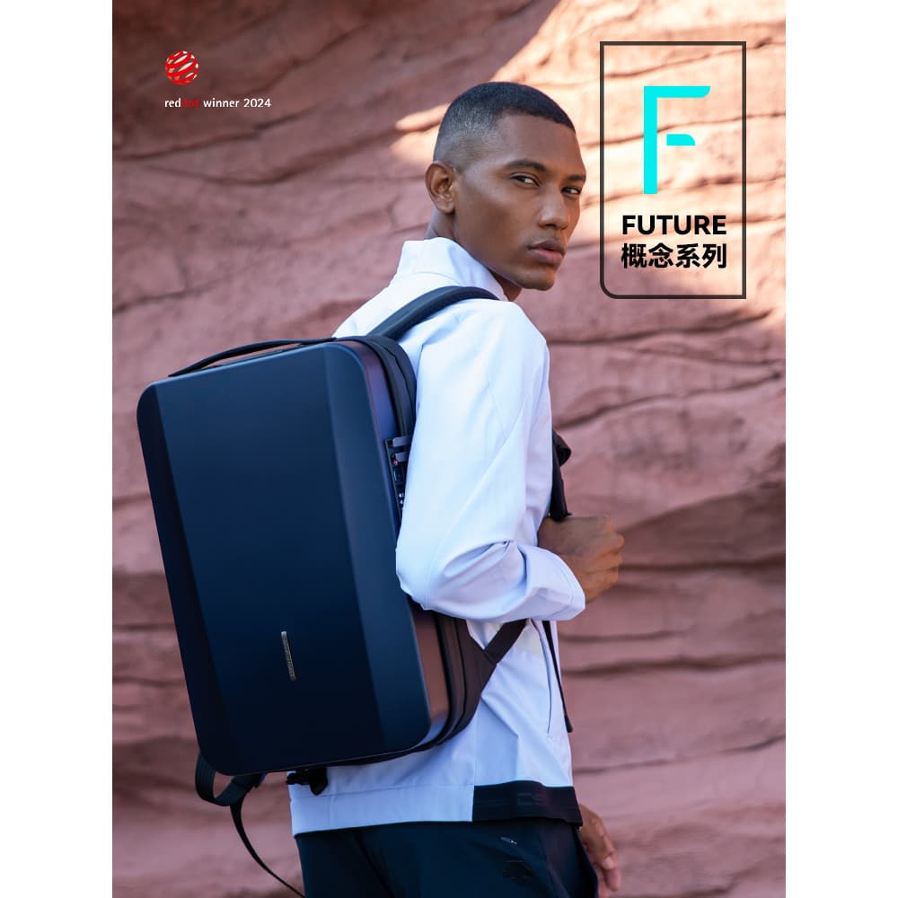 Marco Laden Hard Shell Mochila Masculina Compressão Laptop Bolsa Simples Casual Combinação Bloqueio Bolsa de Viagem