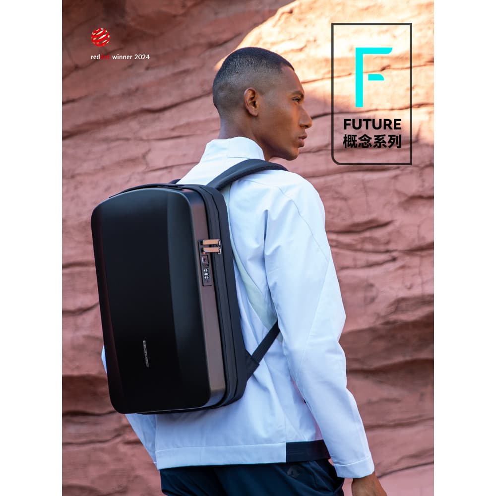 Marco Laden Hard Shell Mochila Grande Capacidade Bolsa de Viagem Compressão Laptop Bolsa Casual Simples Moderna