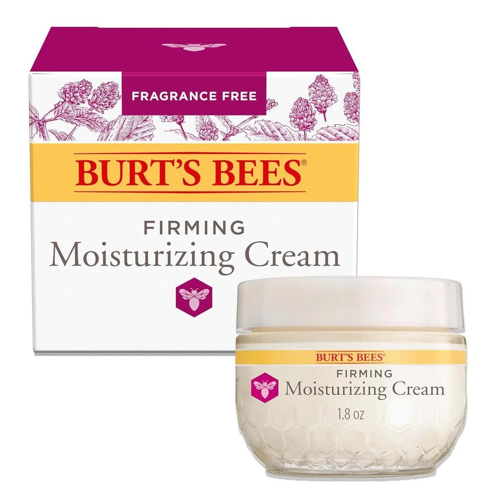 Creme Facial Firmador Renewal da Burt's Bees, Alternativa Anti-Envelhecimento ao Retinol, Cuidado Hidratante de Origem N