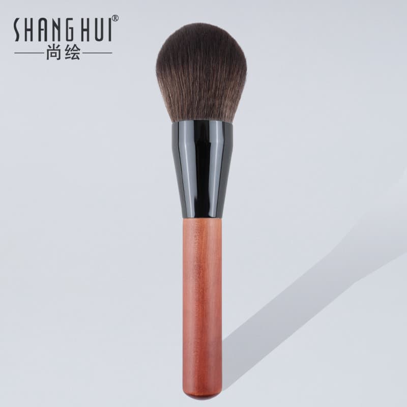 Shanghu tamanho grande Oversized fofo configuração de maquiagem tamanho grande pincel macio sem gravata pincel de pó fac