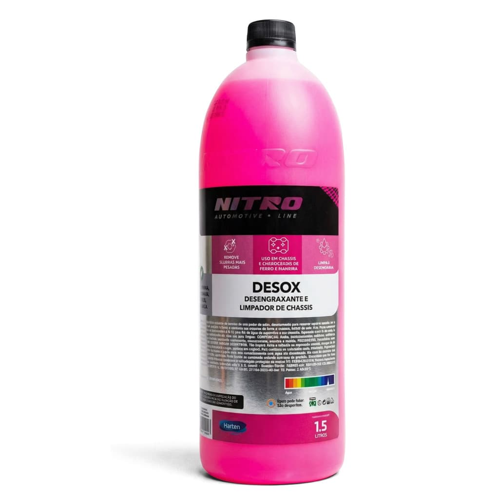 DESOX DESENGRAXANTE LIMPA CHASSI CAIXA DE RODA CONCENTRADO NITRO 1,5 LT