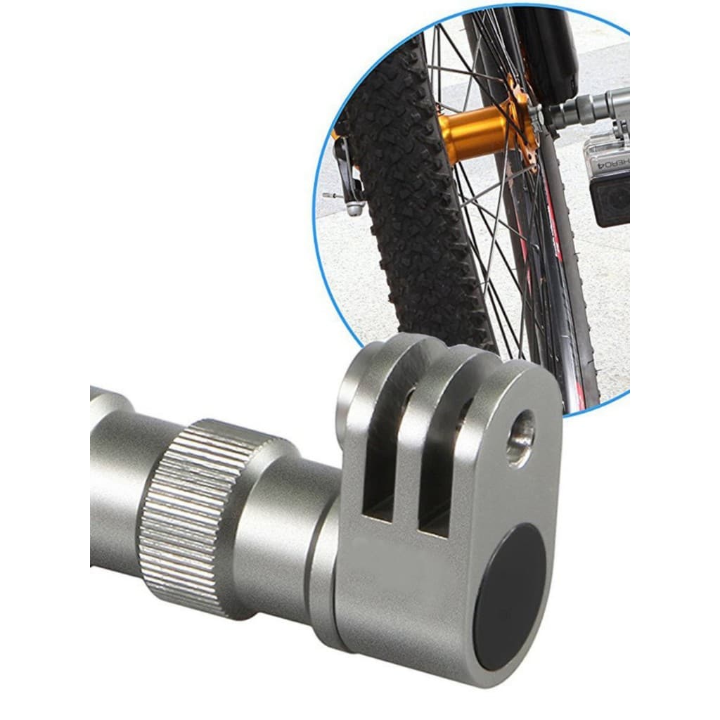 Suporte de fixação de ângulo baixo suporte de eixo de bicicleta acessórios para câmera esportiva gopro DJI acessórios pa