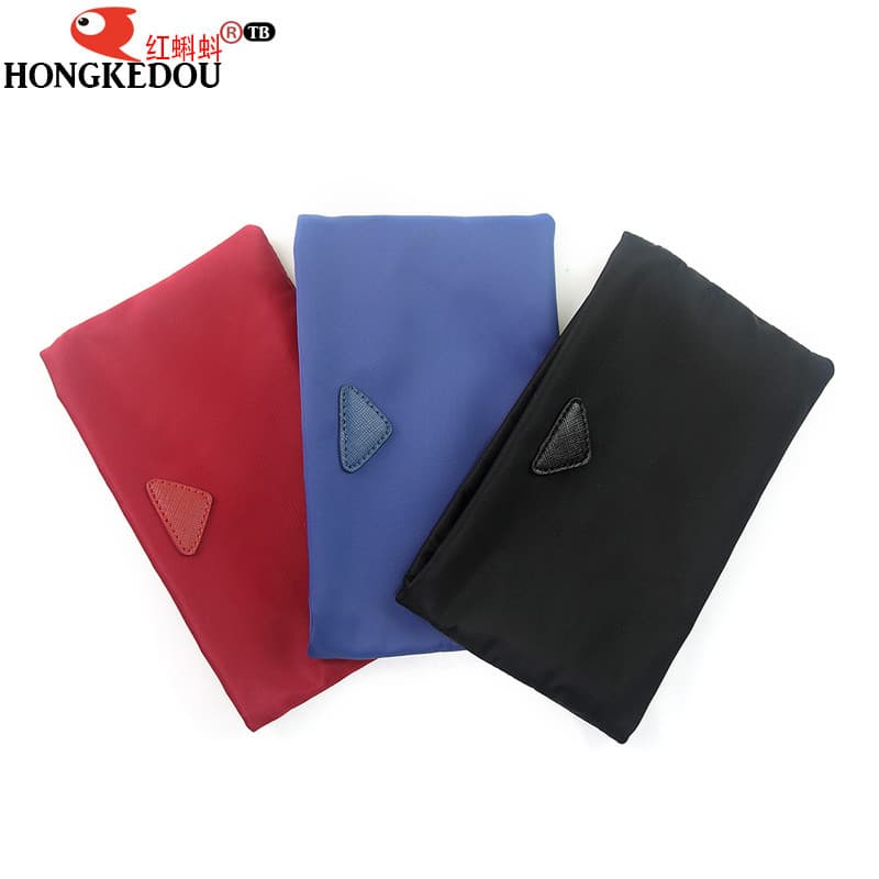 Tadpole vermelho à prova dwaterproof água náilon multifuncional saco de armazenamento saco de cosméticos saco de artigos