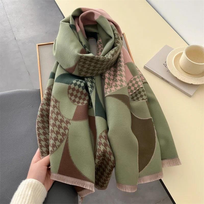 Inverno Cashmere Feminino Cachecol Luxo Cachecóis Senhora Longa Bandana Moda Feminina Xale Envolve Foulard Poncho Pashmi