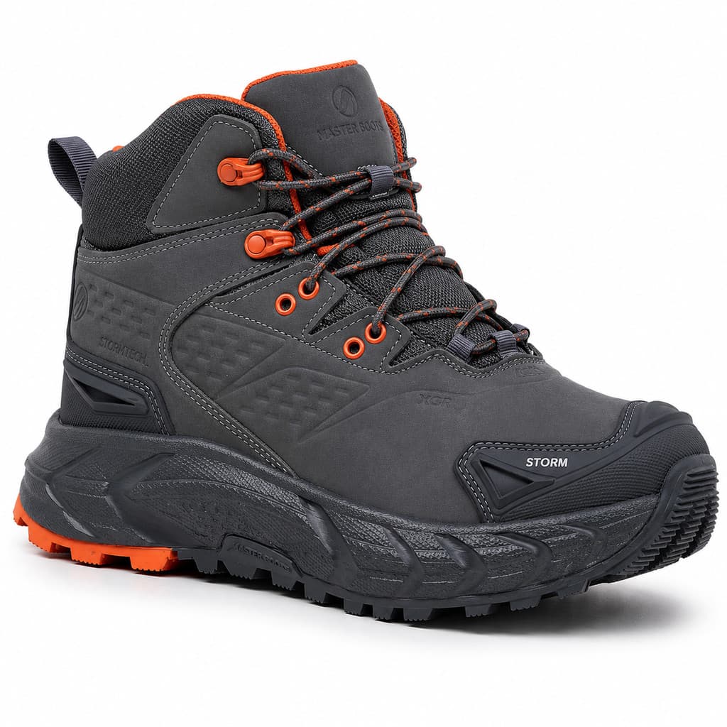 Bota Adventure Leve Confortável Trekking Couro Legítimo Tênis Trilha Solado EVA Coturno Unissex