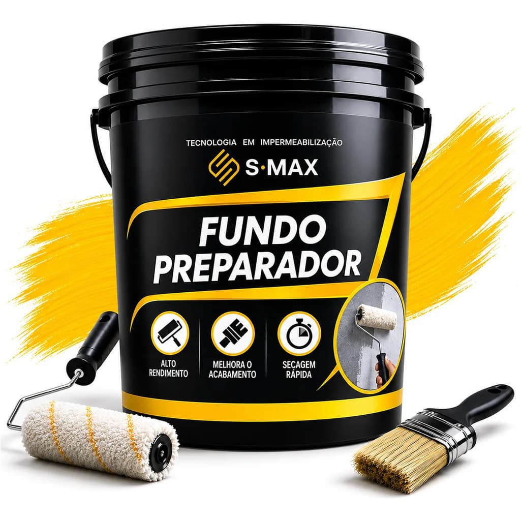 Fundo Preparador Pintura Paredes Alto Rendimento 3,6L S-MAX