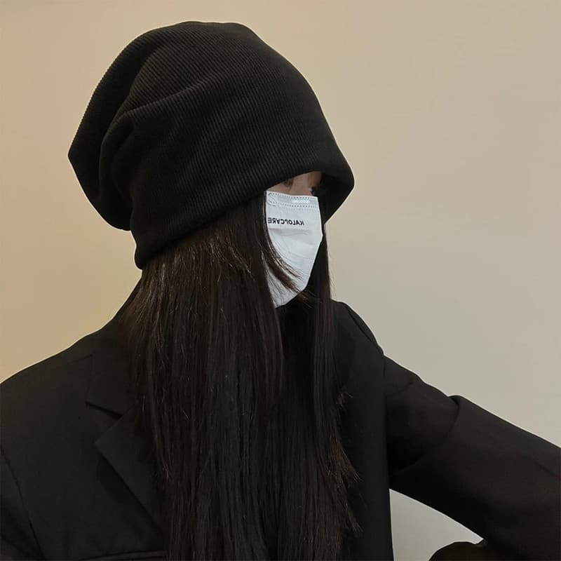 Chapéu feminino 2026 novo estilo outono inverno chapéu frio grande circunferência da cabeça pilha cabeça boné solto preg