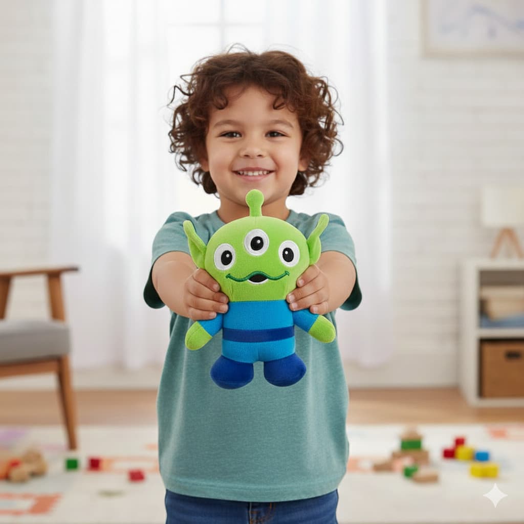 Pelúcia monstrinho monstro toy story presente de aniversário crianças brinquedos
