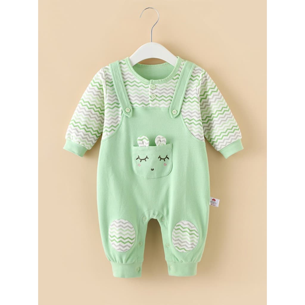 Bebê recém-nascido masculino feminino bebê de manga comprida puro algodão macacão primavera outono estilo roupas de bebê