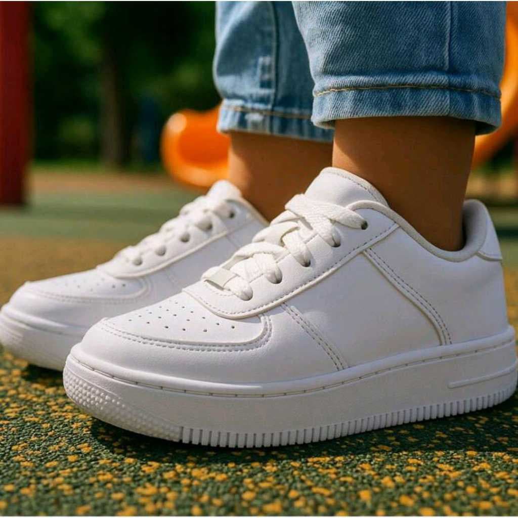 Tênis Infantil Bebe Casual Branco Escola Batizado Super Leve e Estiloso Envio Rápido