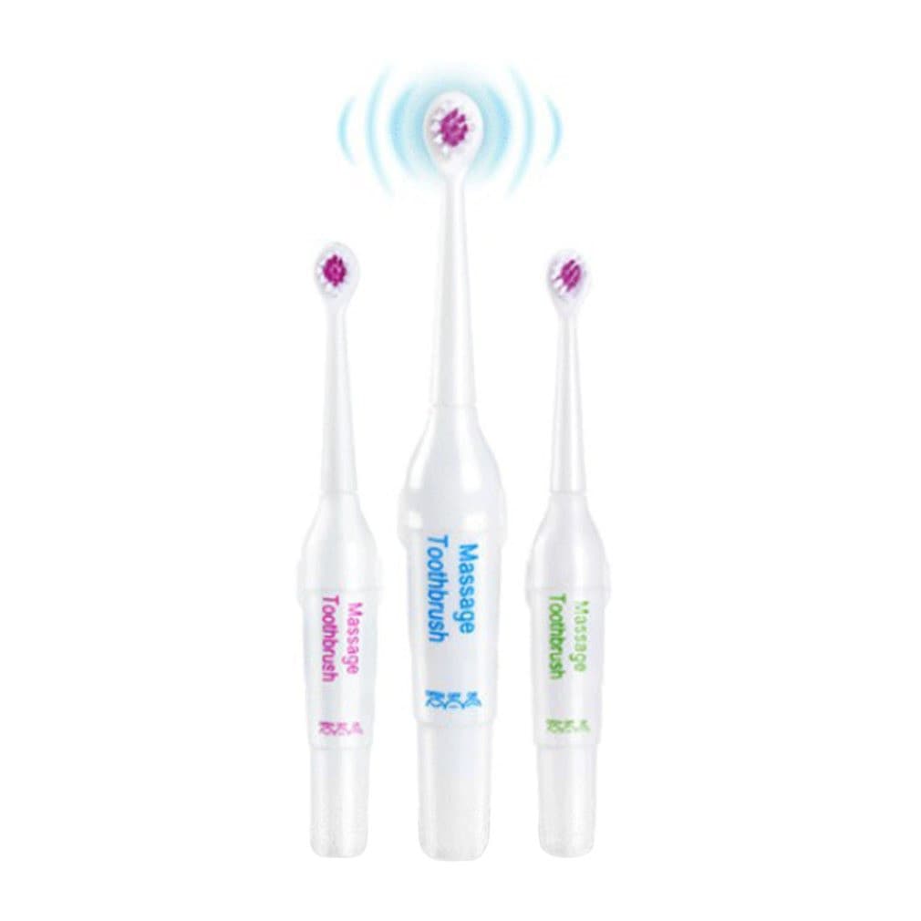 Escova de dentes elétrica infantil de 3 peças/conjunto para cuidados de higiene oral (Ladyskincare)