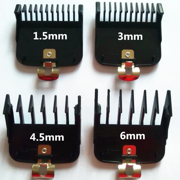 AUX AUX S7 Máquina de cortar cabelo Máquina de cortar cabelo Gradiente Navalha Pinça Limite Pente Suporte para cartão Fi