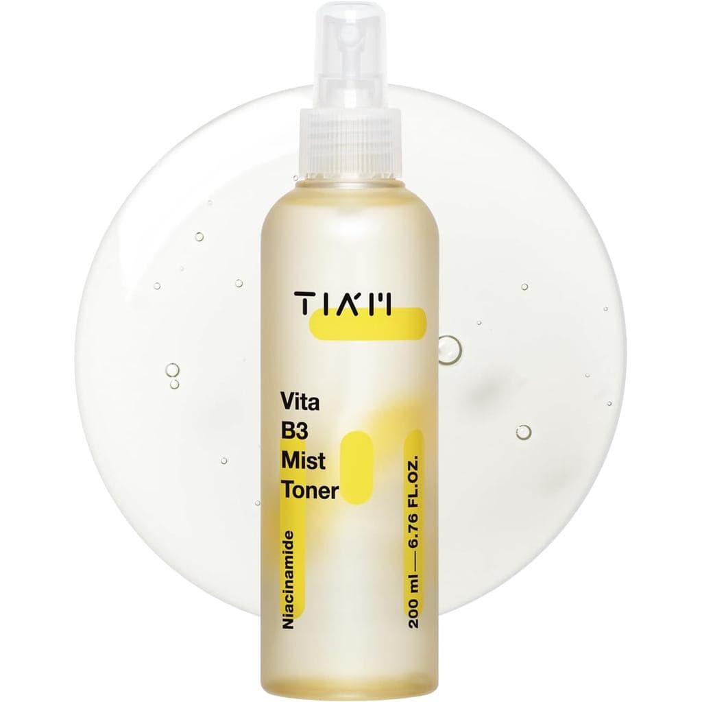 TIAM Vita B3 Mist Toner, Preparador Leve para Hidratação da Pele, Aumento da Absorção, Suavização da Textura e Equilíbri