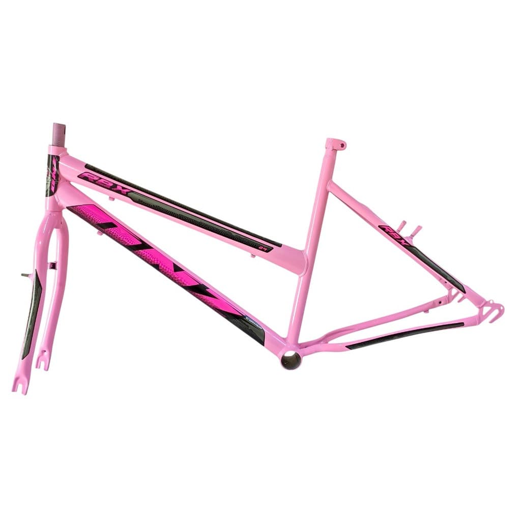 KIT QUADRO E GARFO FEMININO ARO 26 MTB EM AÇO FLY BIKE SHOP BICICLETAS DNZ MOUNTAIN BIKE DNZ ADULTO