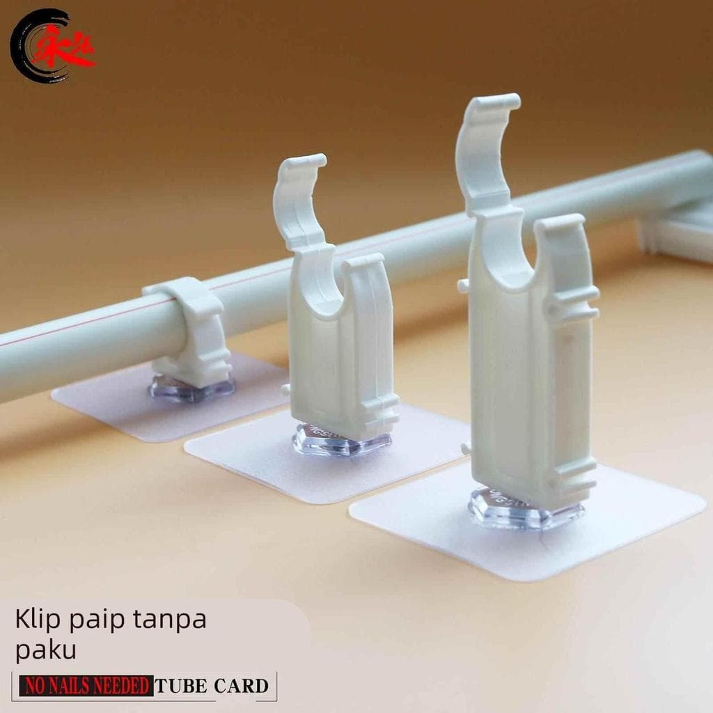 Suporte de parede para tubulação de água, suporte de parede para tubulação de água quente e fria, sem pregos, aro de tub