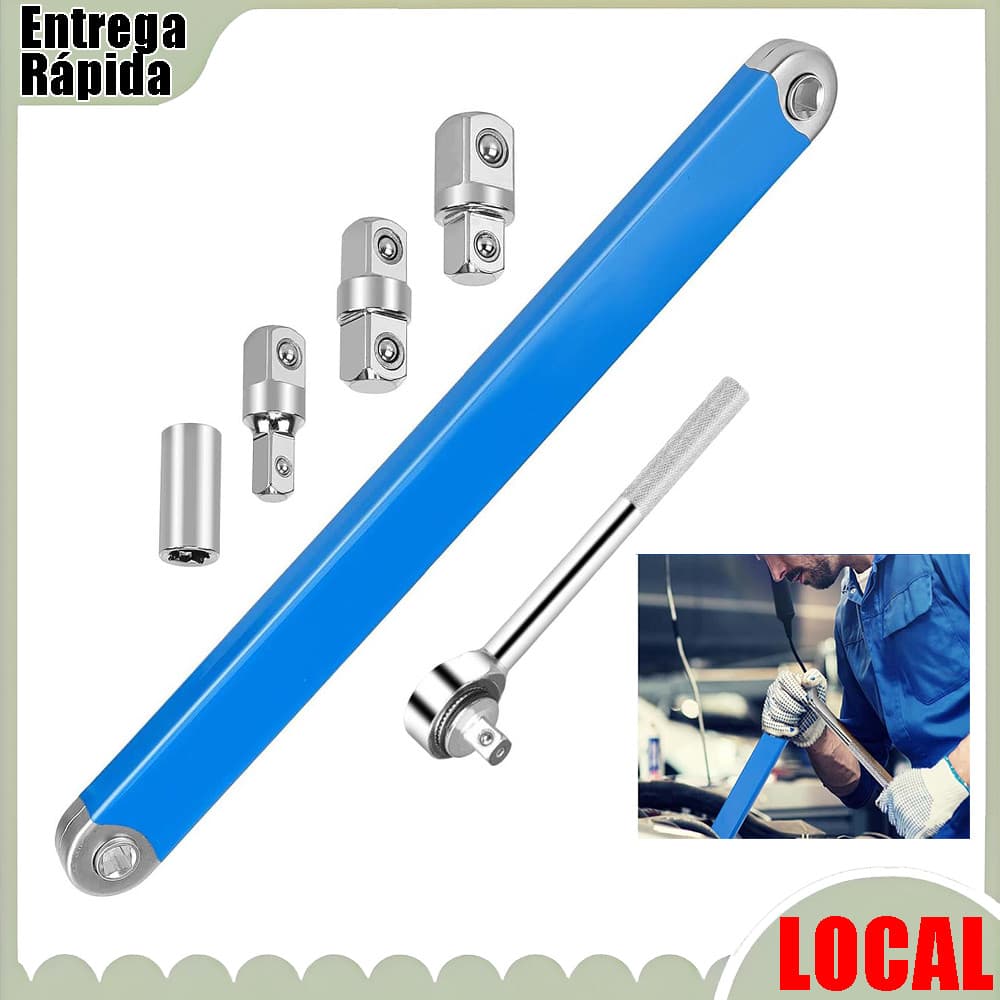 Conjunto de chave de extensão Offline (incluindo chave de extensão + adaptador + chave de catraca) adequado para d