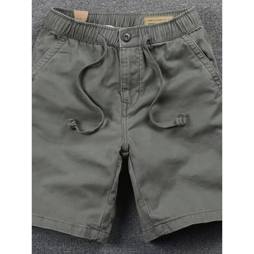 Textura de verão masculino Shorts casuais na moda algodão puro Retro magro-ajuste macacão calças de cinco pontos exterio